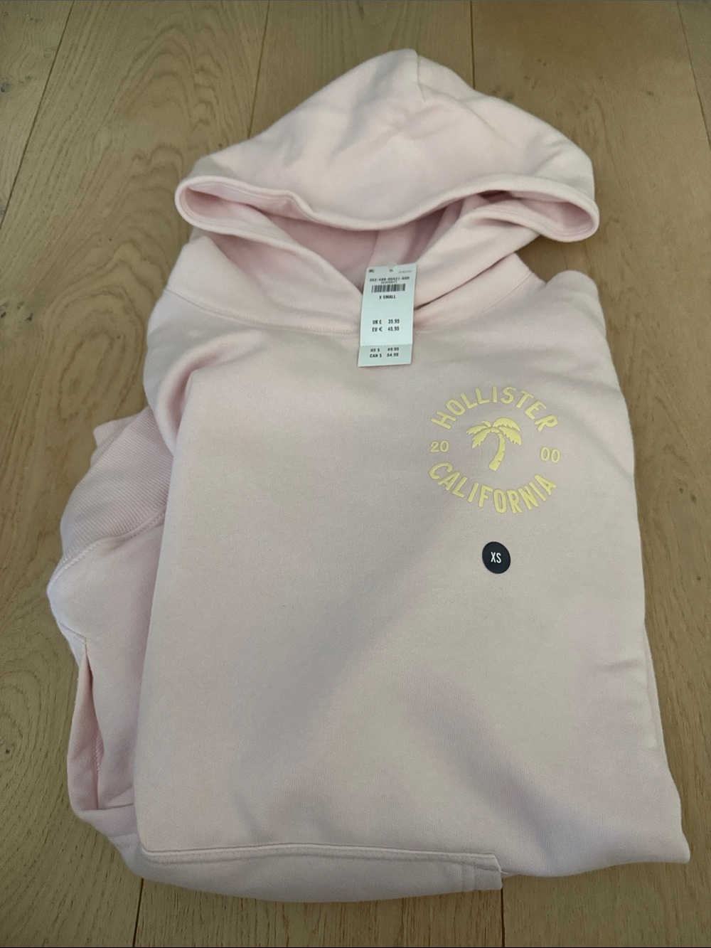 New cute hollister hoodie xs